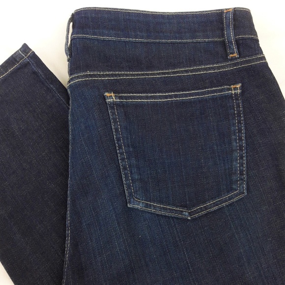 Eileen Fisher Classic Jeans Organic Cotton Straight Dark Wash 10 34 x 32 - Picture 7 of 8